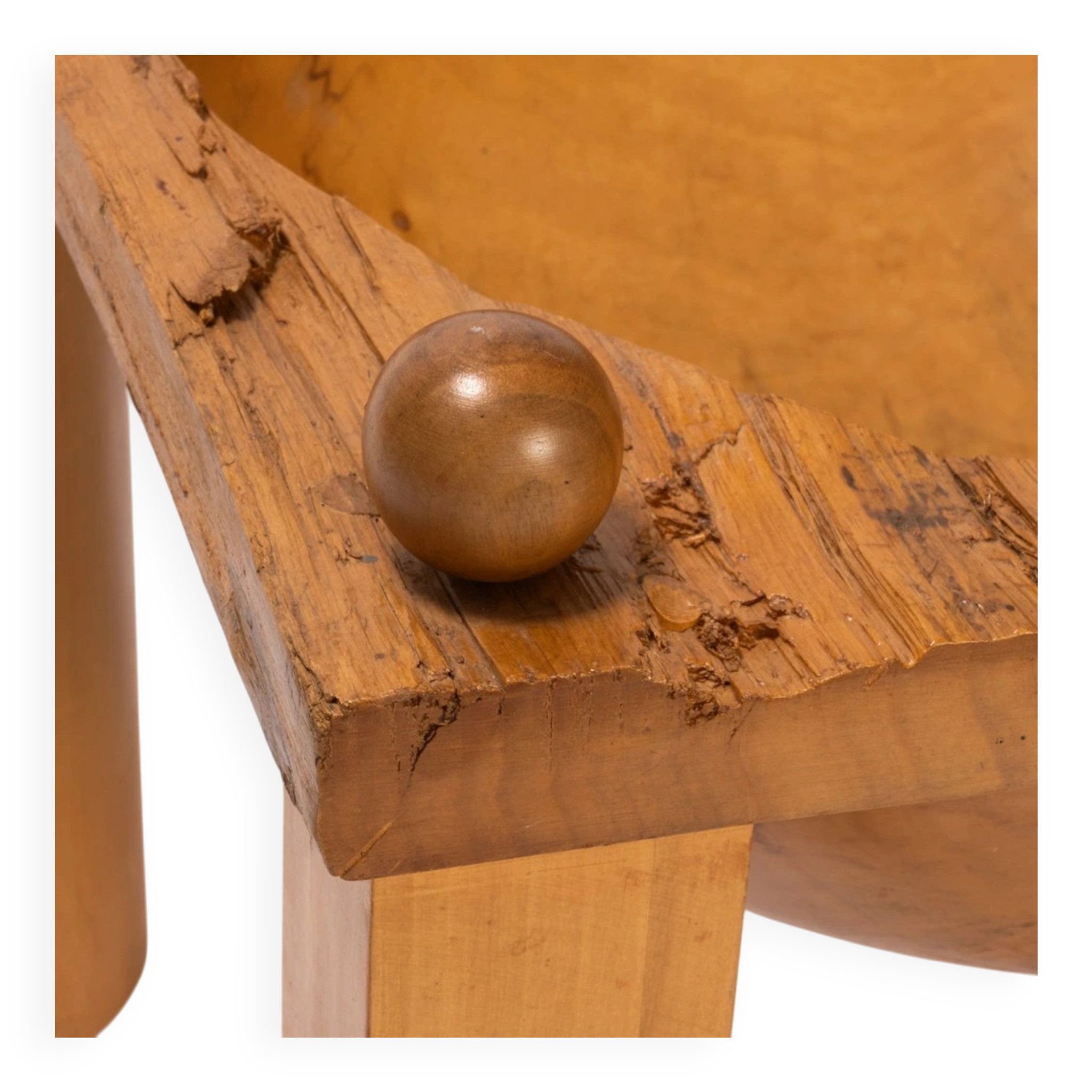 Unique wooden table by Antonín Hepnar