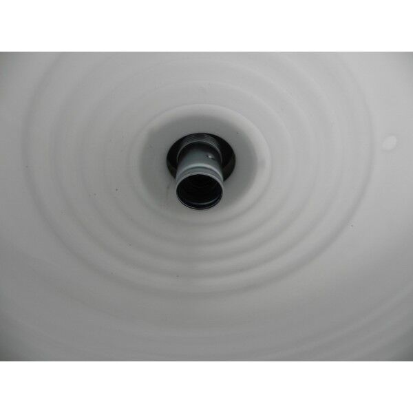 Suspension Deco with white glass sphere