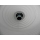 Suspension Deco with white glass sphere