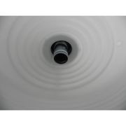 Suspension Deco with white glass sphere