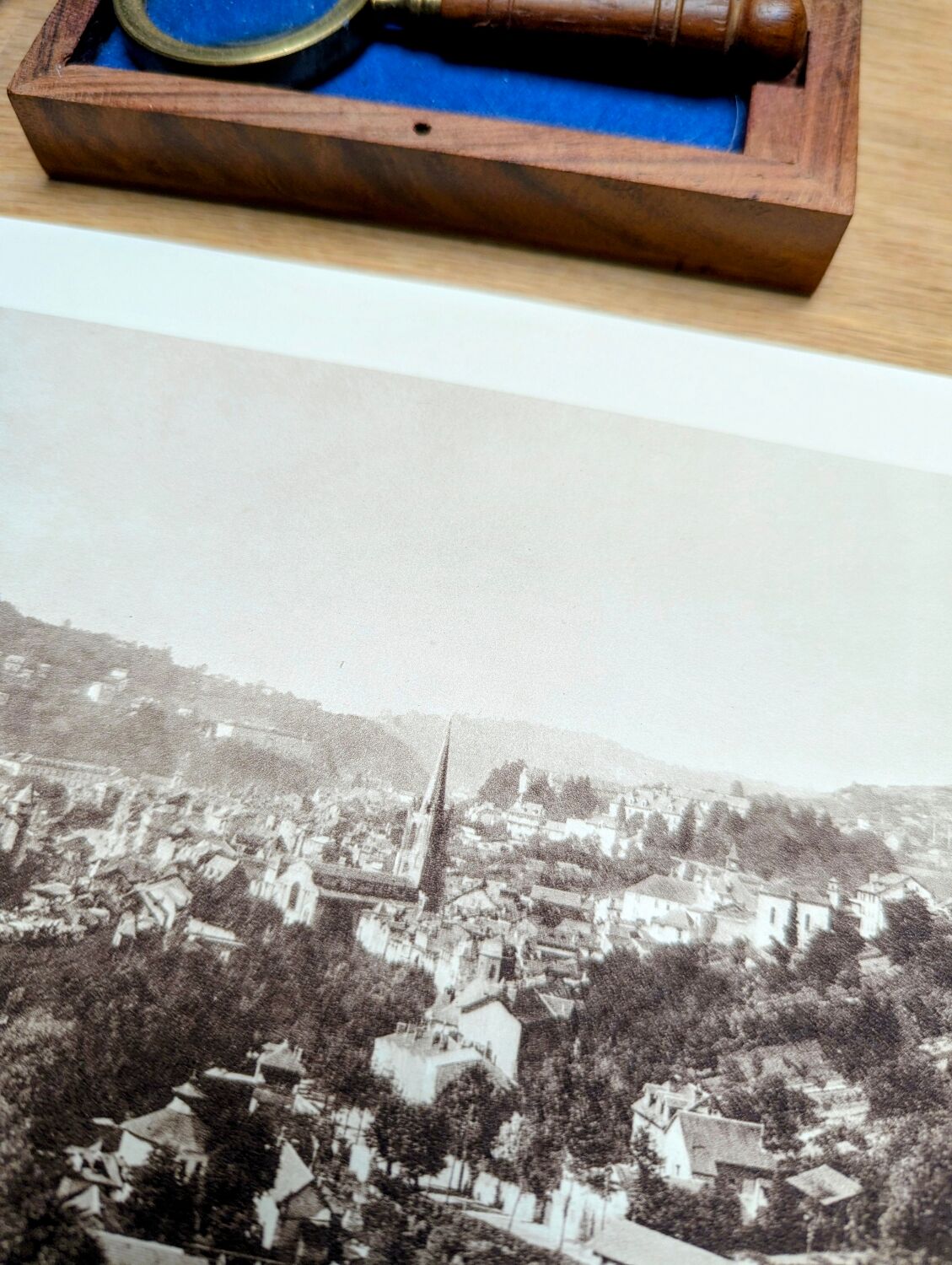 Tulle, Corrèze, photo board printed in 1942.