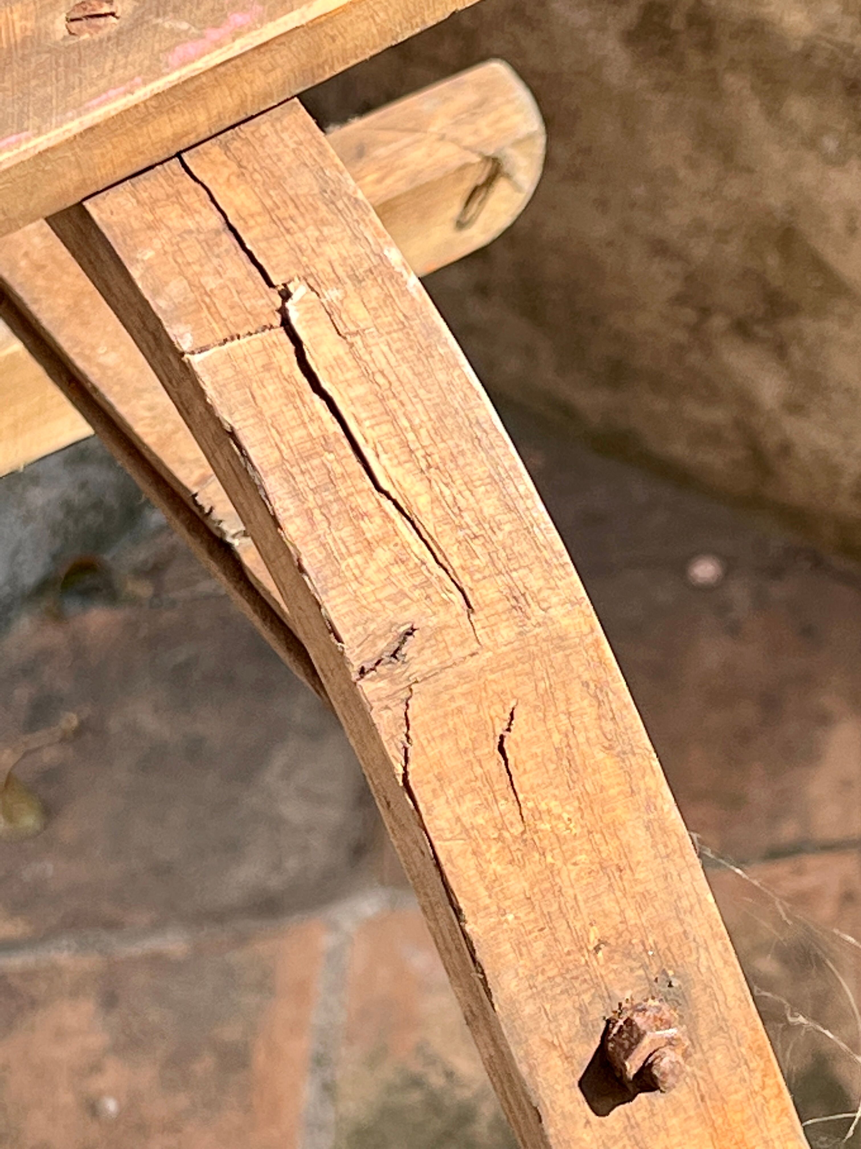 Wooden sled