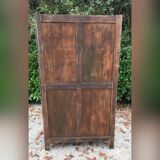 Armoire parisienne à 2 portes grise