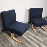 Armchairs by Ludvik Volak, 1960s, Set of 2