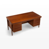 Freestanding Writing Desk by Ib Kofod Larsen for Faarup Møbelfabrik, Denmark 60s