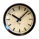 Industrial bakelite factory wall clock from Pragotron, 1960s