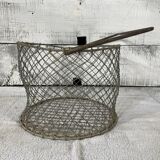 Round steel basket