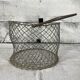 Round steel basket