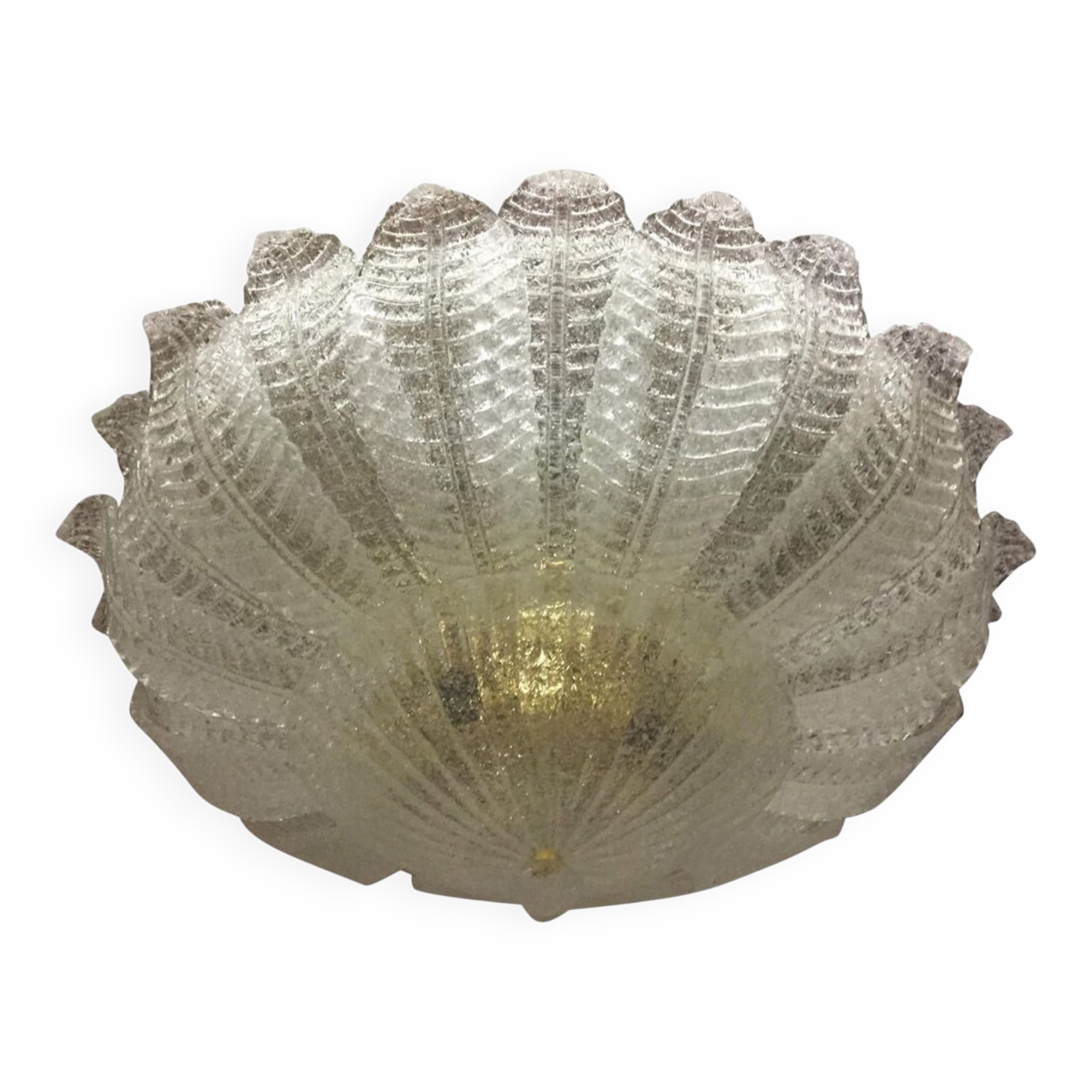 Murano glass flush mount