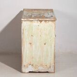 Ancien meuble bas à patine blanche (c.1920) #42
