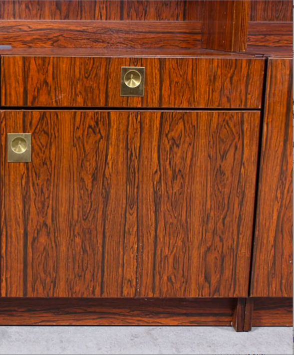 2 bookshelves rosewood, Denmark 1960 's