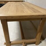 Old oak farmhouse table - rustic chic country style