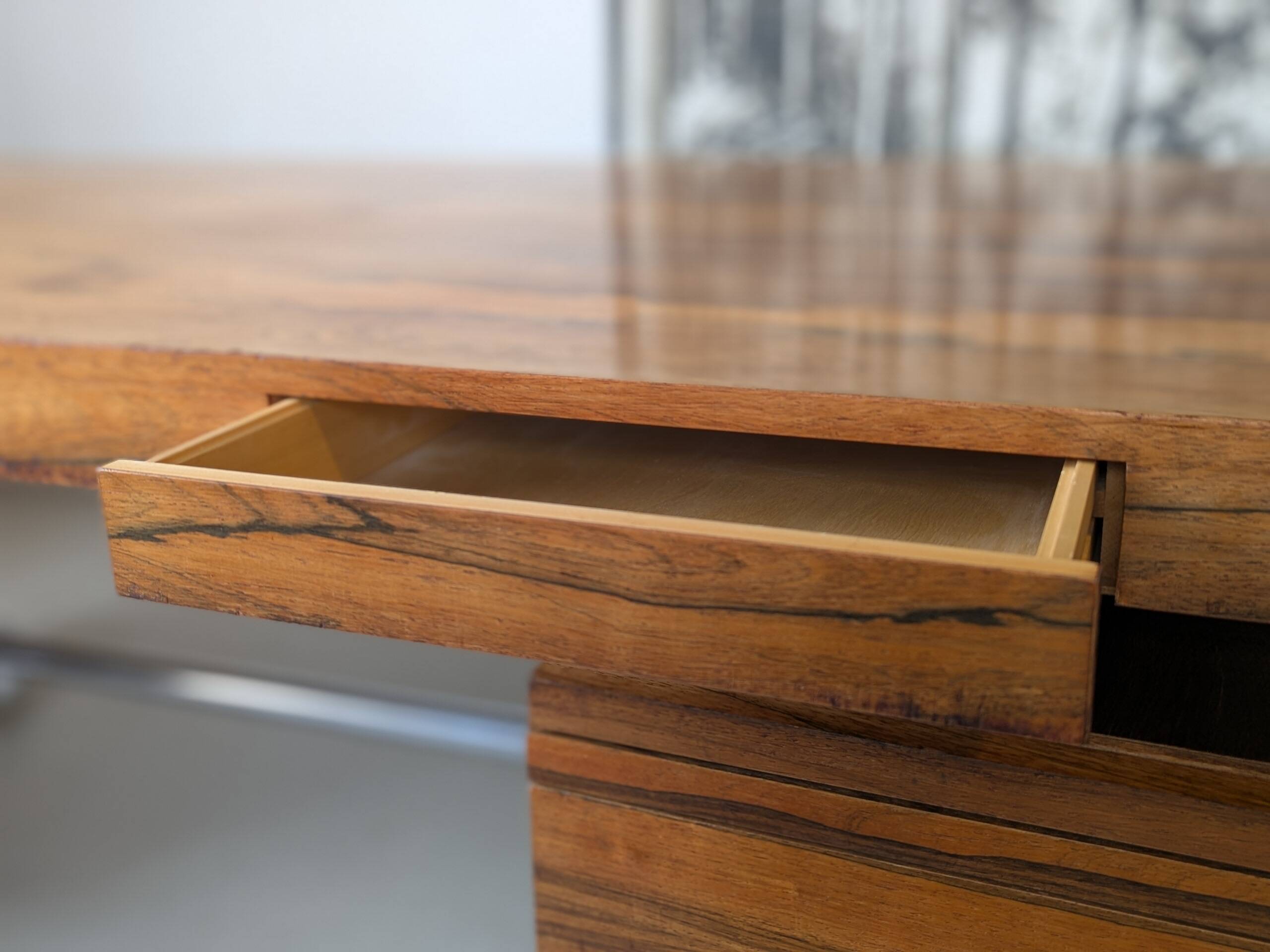 Rio rosewood executive desk, 1970s.