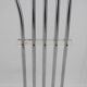 1970s Chrome and Marble Floor Lamp , Italy