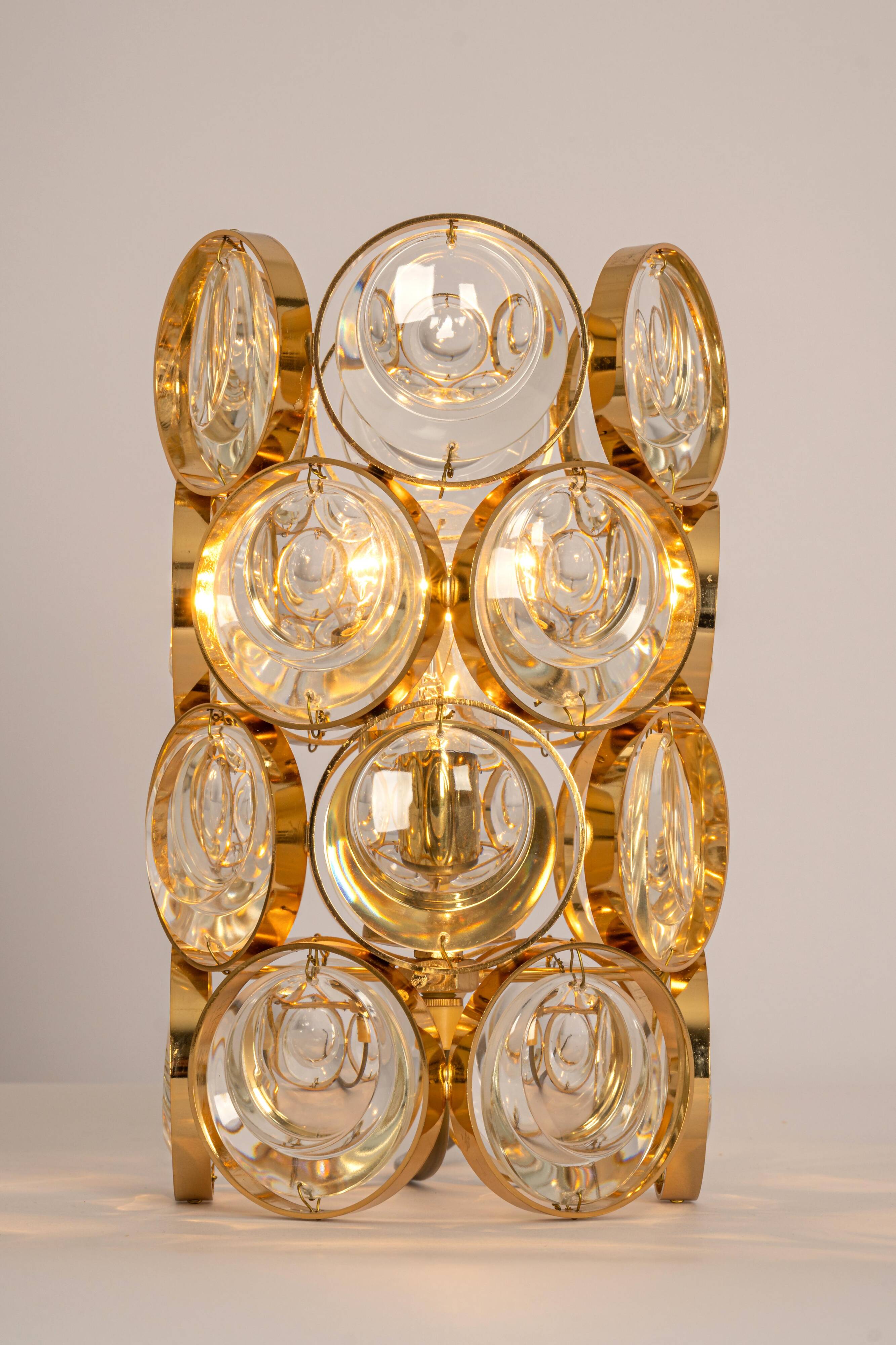 Table lamp designed by Palwa, in the style of Sciolari, Germany, 1960s.