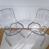 Rima Radiofreccia chrome chair by Gastone Rinaldi