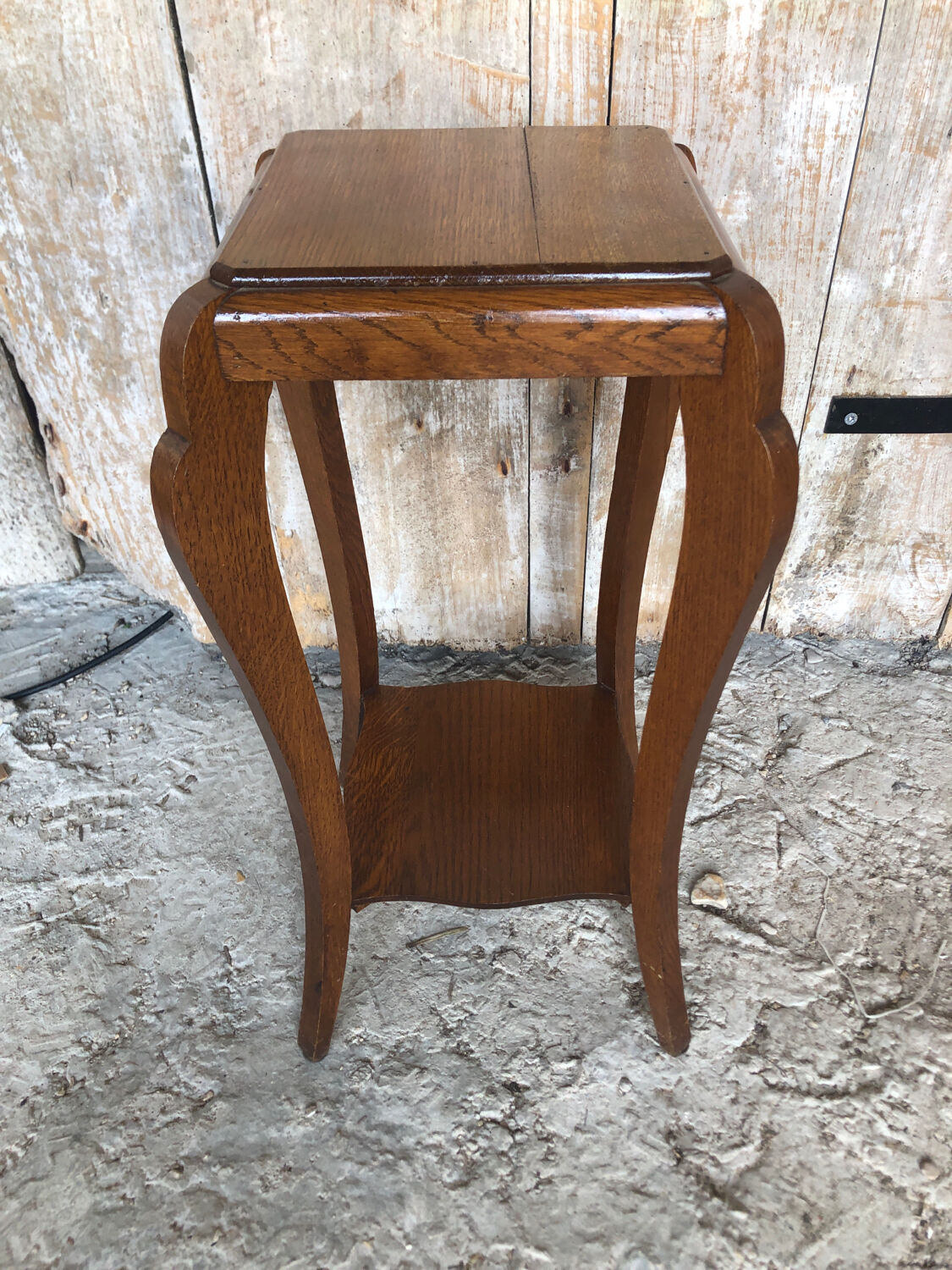 Sellette table appoint bois vintage #a228