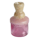 Unique Bubblegum Pink and Yellow Art Glass Vase by Milan Vobruba, Sweden 1980s