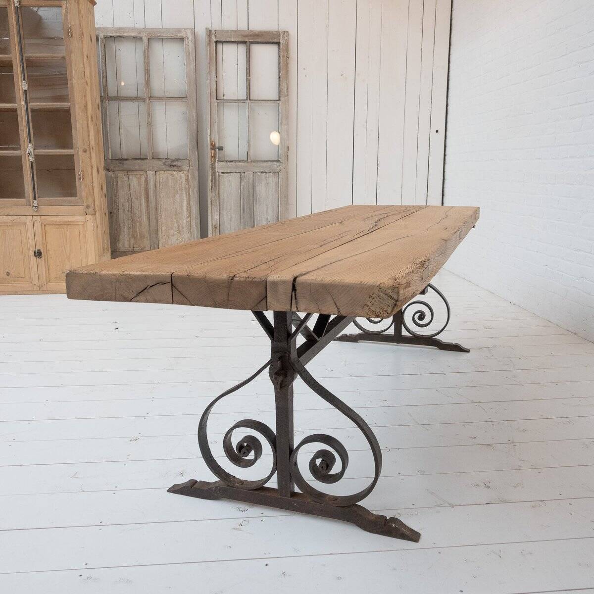 Antique French Oak Table, 1850