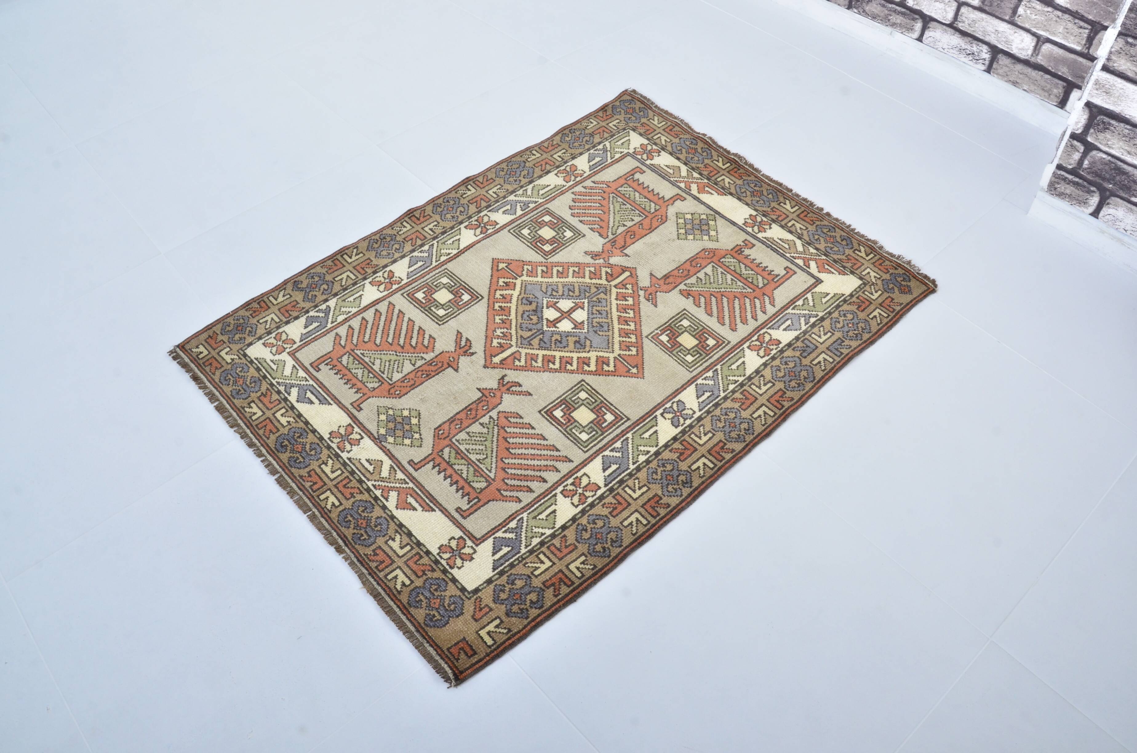 Oushak Small AnATOLİAN Vintage Rug sku 3439