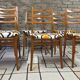 Set of 6 vintage Scandinavian chairs Bähre Mignon furniture 1960