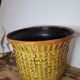 Cache pot en rotin