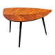 Vintage coffee table with 1970s Scandinavian design.