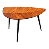 Vintage coffee table with 1970s Scandinavian design.