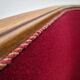 1950s, Danish armchair, original condition, furniture velour, beech wood.