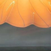 Vintage glass suspension lamp Kalmar Fazzoletto