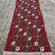 Ancient Uzbek Carpet Mixed Technique Flat Woven, Early 20th Century