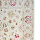 Tapis de laine ziegler en laine crème et fait à la main tapis floral traditionnel - 128x190cm