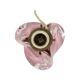 Purple Pink Table Lamp Crystal Val Saint Lambert Swirl 60s