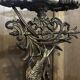 Pair of naturalistic wall sconces with fish circa 1900