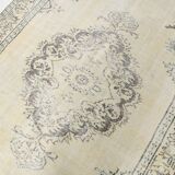 Light Yellow & Brown Vintage Rug, 164x266Cm