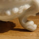 Bonbonnière en opaline blanche