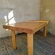 Vintage solid wood coffee table