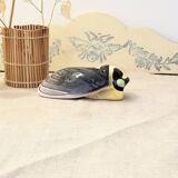 Vintage hand-painted earthenware wall cicada – Provençal retro decor