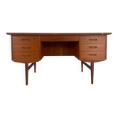 Bureau scandinave en teck, années 1960