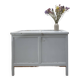 Painted wooden chest.