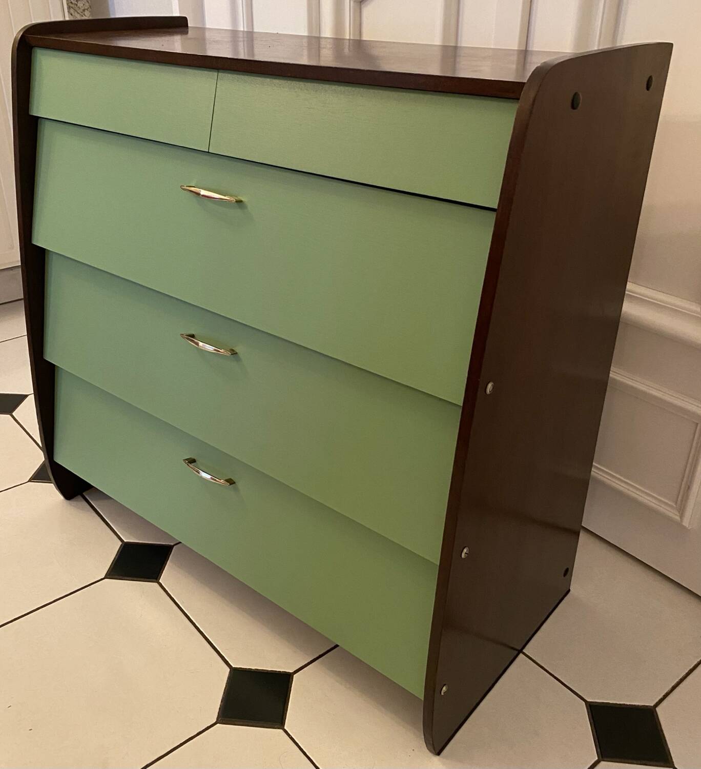 Meuble à chaussure vintage années 50