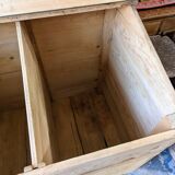 Raw wooden chest
