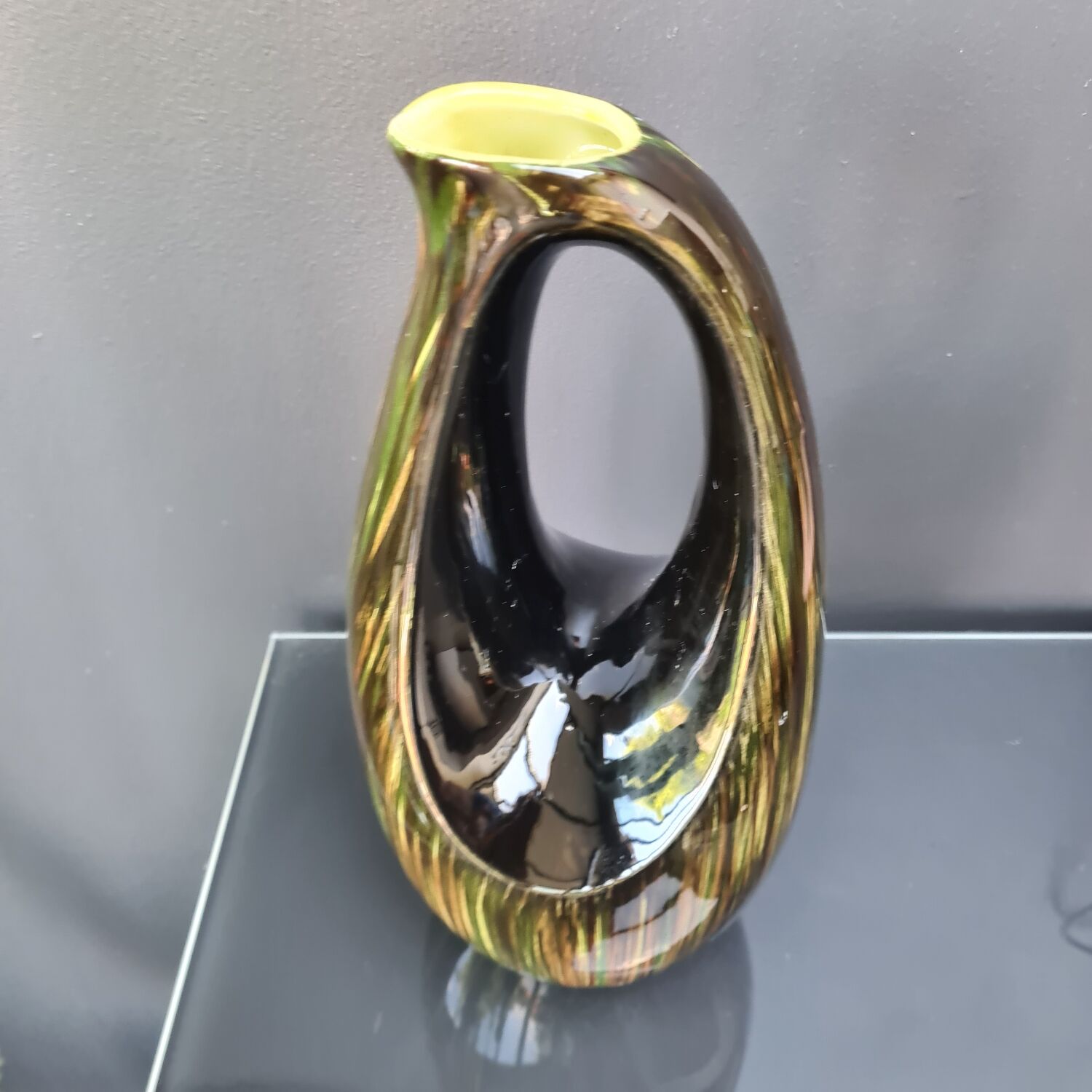 Large earthenware ceramic vase St Clément