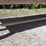 Large farmhouse table in solid beech wood