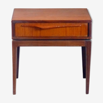 Vintage teak bedside table