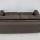 1970s Danish Brown Leather 2 Seater Sofa