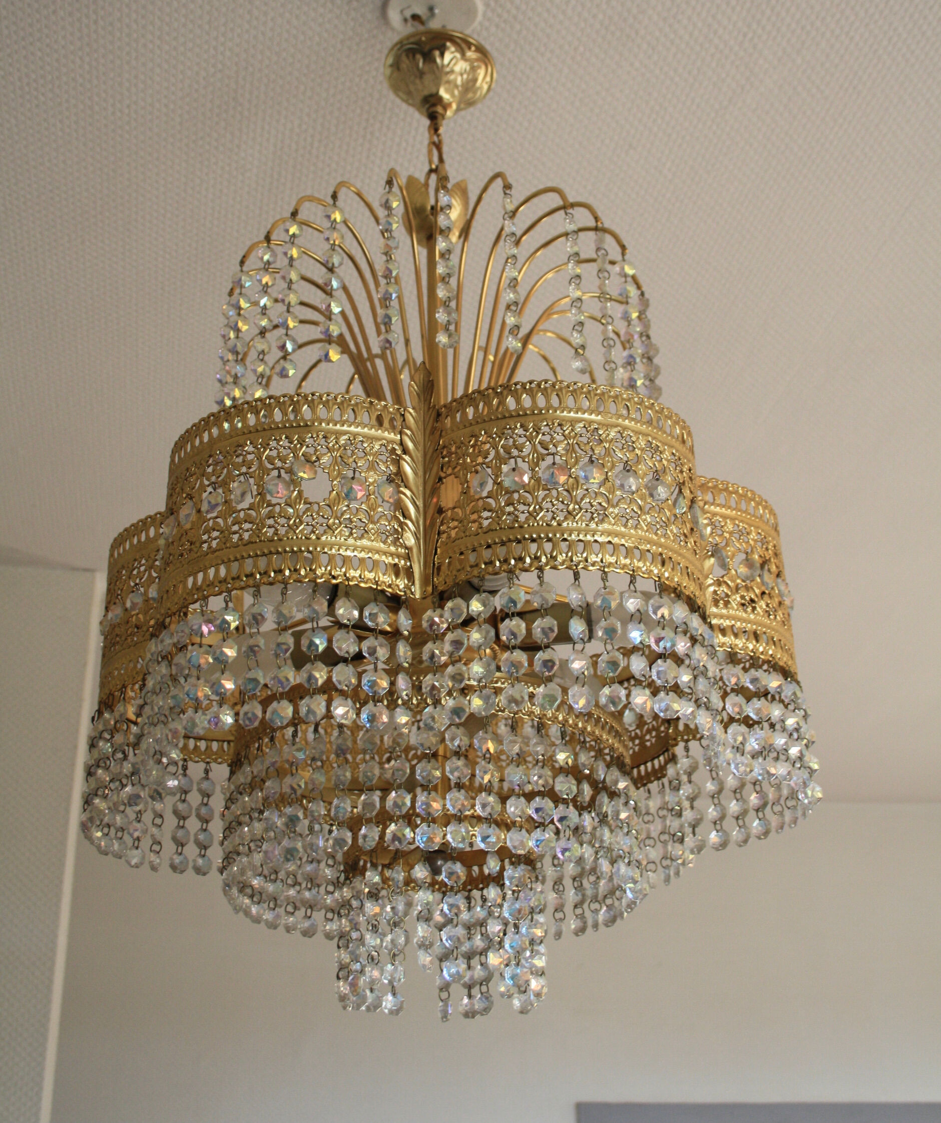 Chandelier with tassels