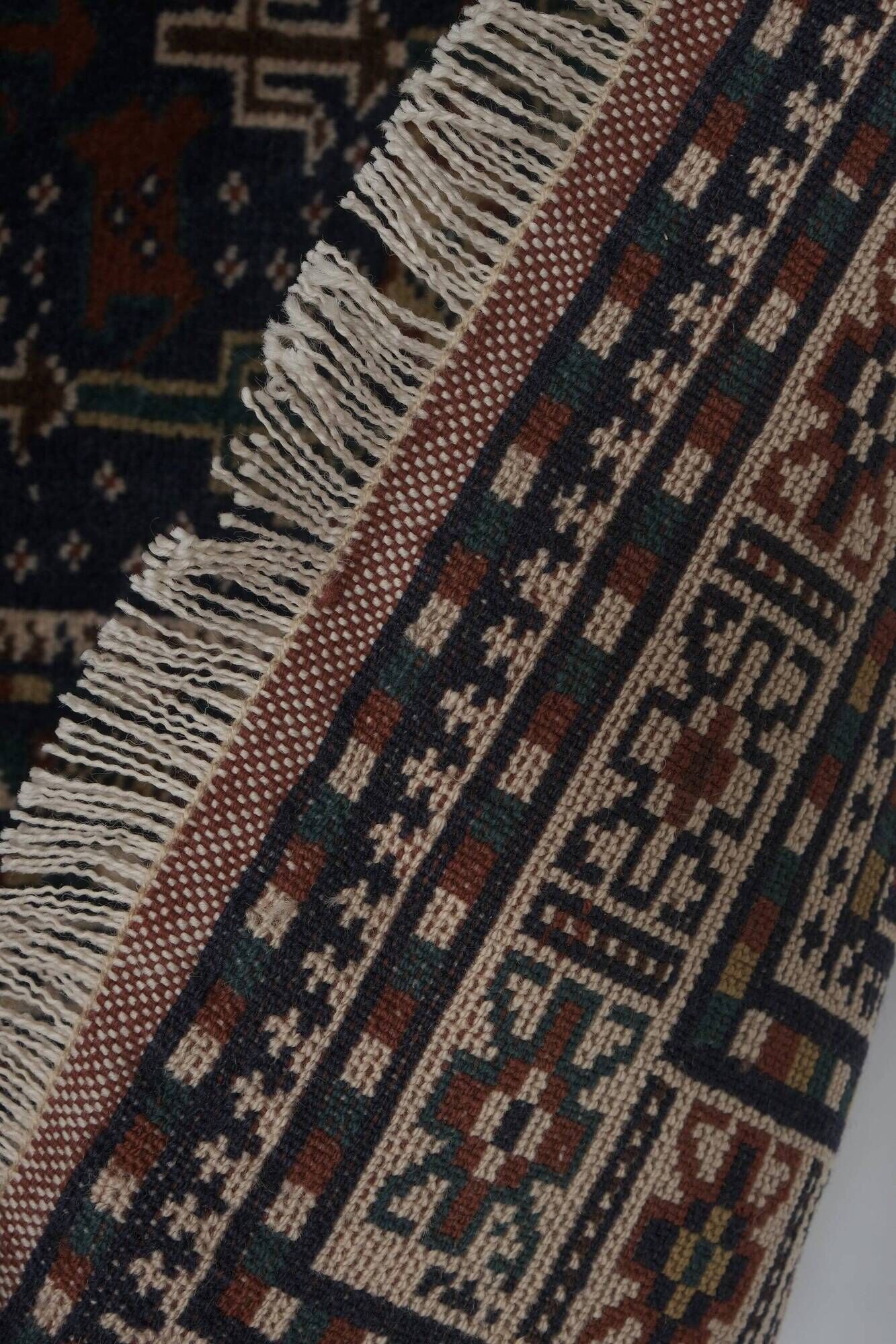 Tapis de couloir turc vintage