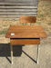 Renovated antique desk with inkwell