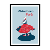 Ménade Chinchero A4 avec cadre